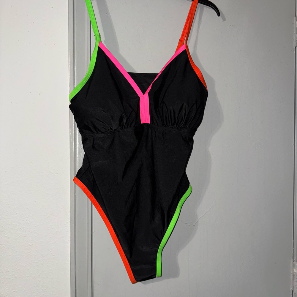Colorful Kids One Piece Swimsuit